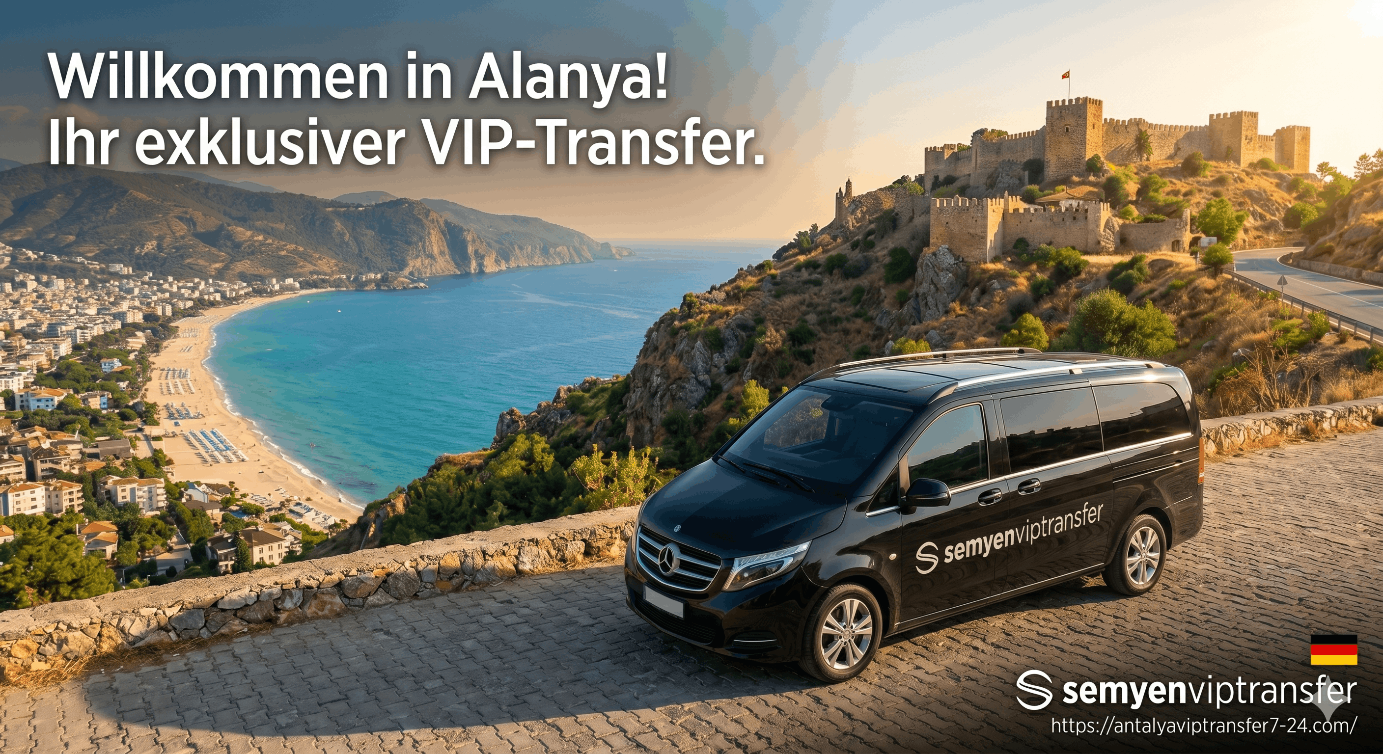 Alanya Burg Kleopatra Strand VIP Transfer